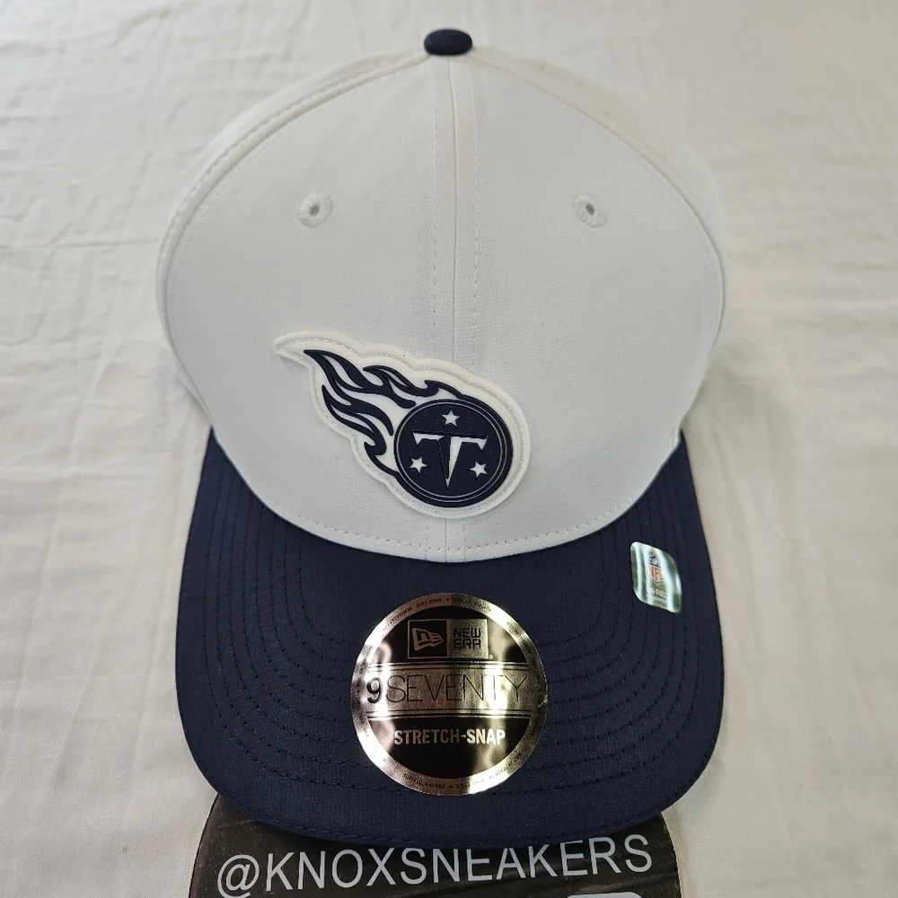 New Era Tennessee Titans NFL 9Seventy Stretch Snap Back Hat Cap White